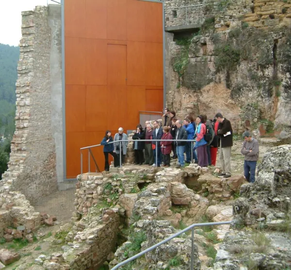 Exterior del Centre d'Interpretació del Castell de Gelida